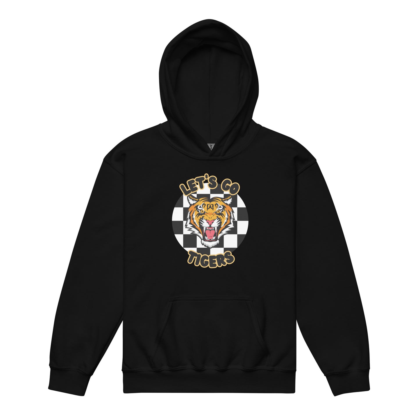 Tigers Youth heavy blend hoodie (checkered)