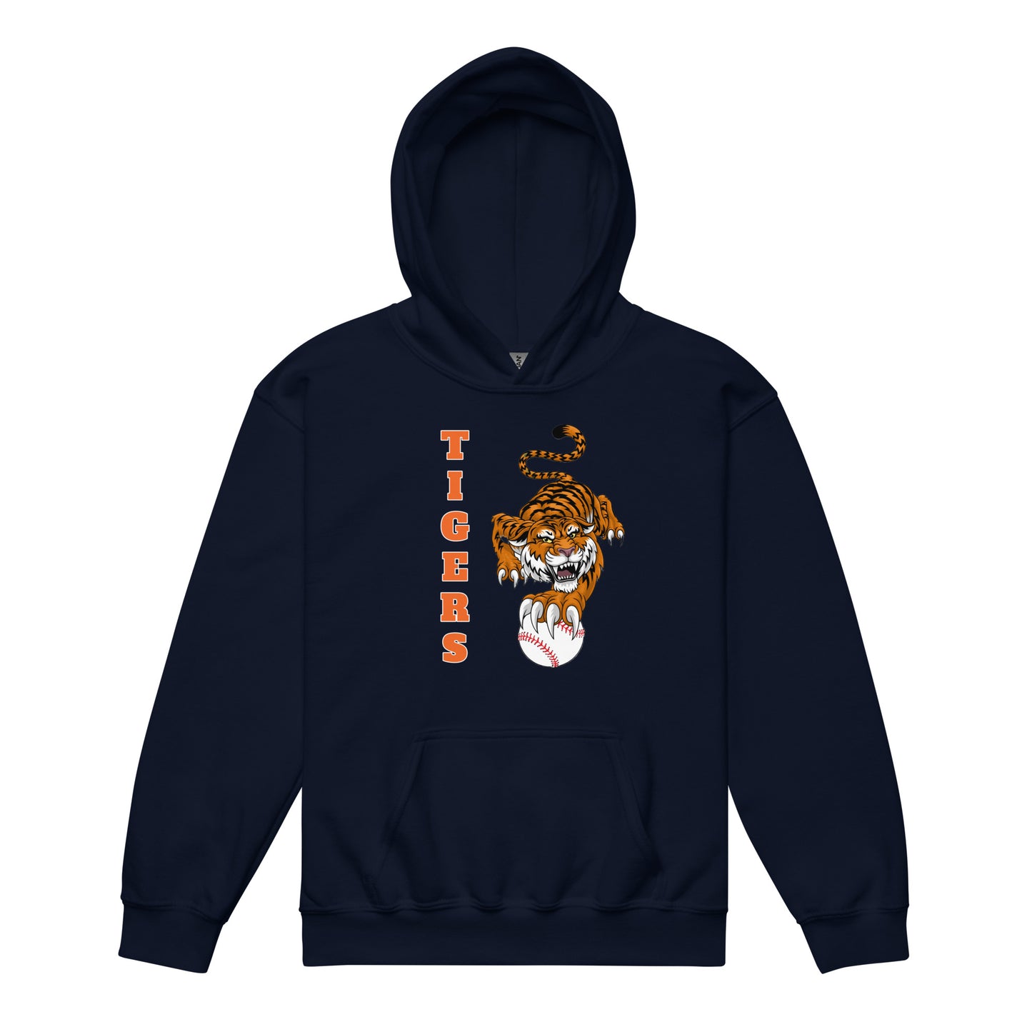 Tigers Baseball Youth Heavy Blend Hoodie