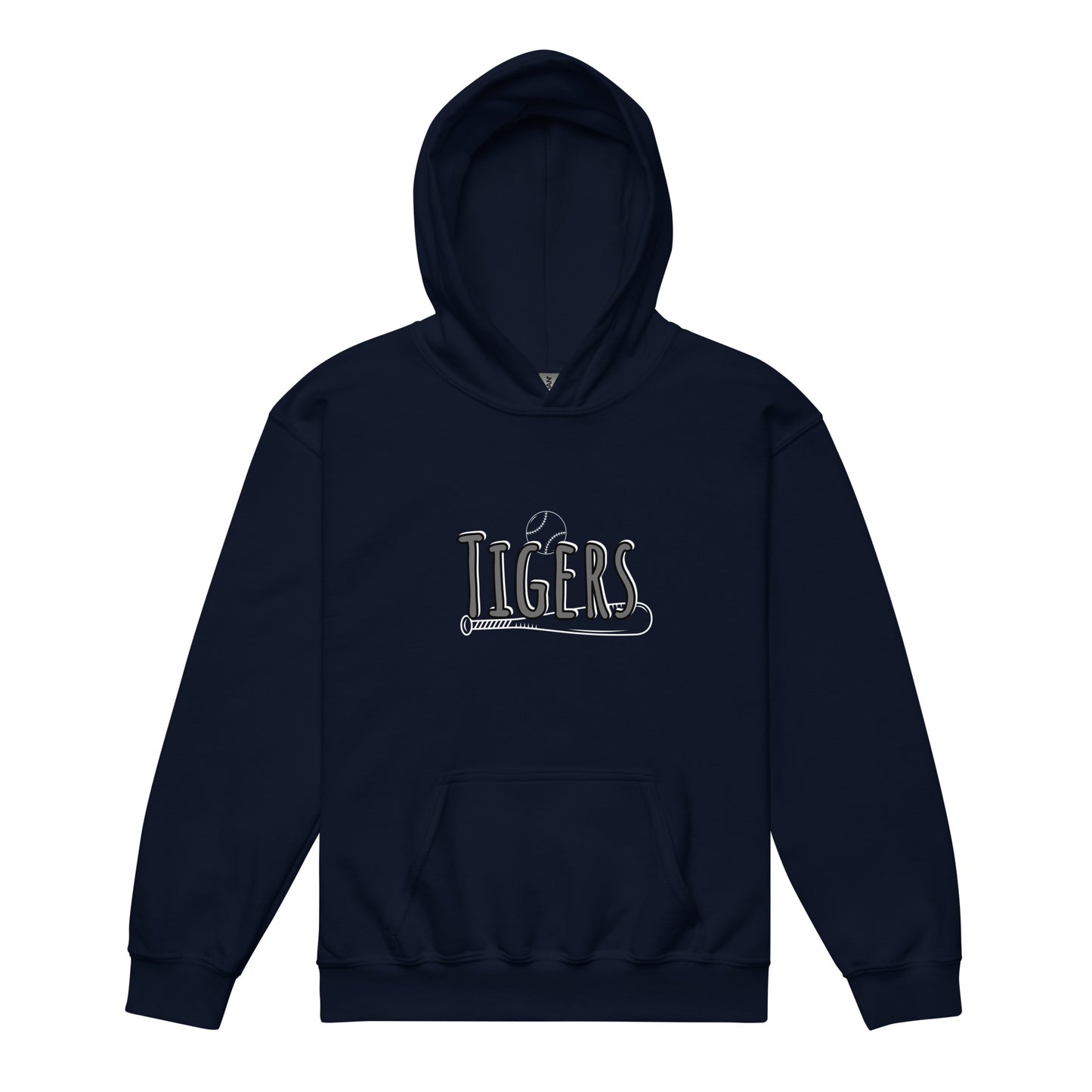 Tigers Baseball Youth Heavy Blend Hoodie