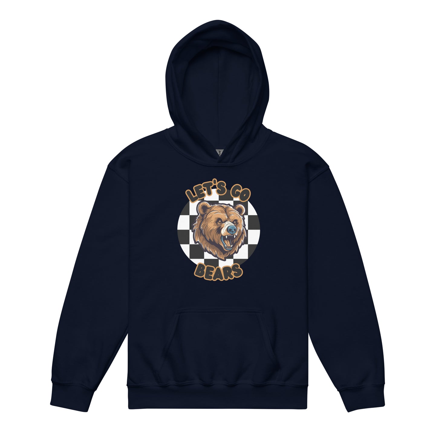 Bears Youth heavy blend hoodie (checkered)