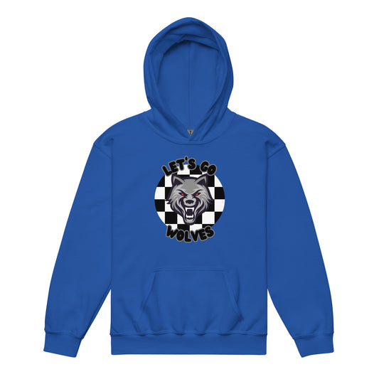 Wolves Youth heavy blend hoodie (checkered)