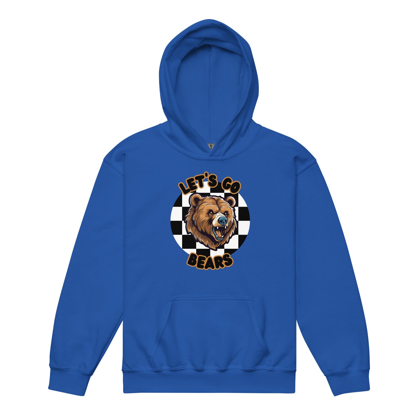 Bears Youth heavy blend hoodie (checkered)