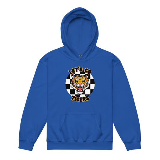 Tigers Youth heavy blend hoodie (checkered)