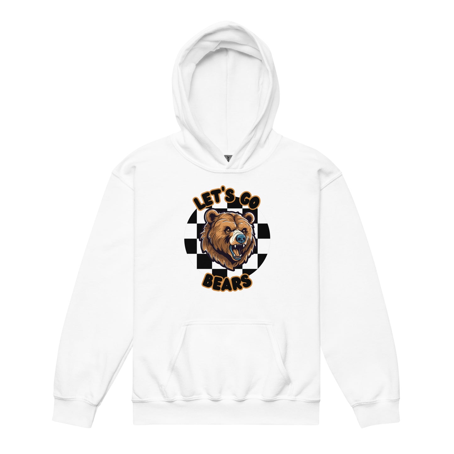 Bears Youth heavy blend hoodie (checkered)