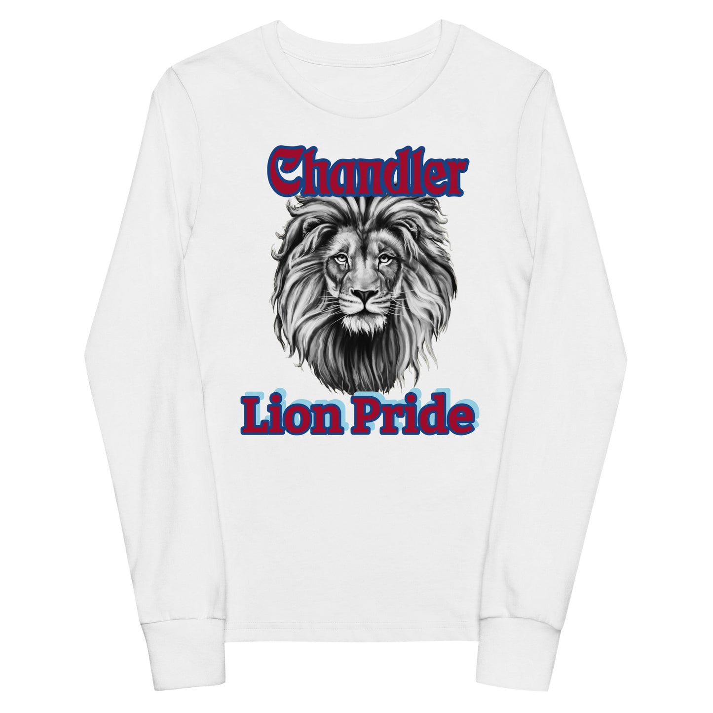 Lions Youth Long Sleeve Tee (Majestic Lion) Bella Canvas