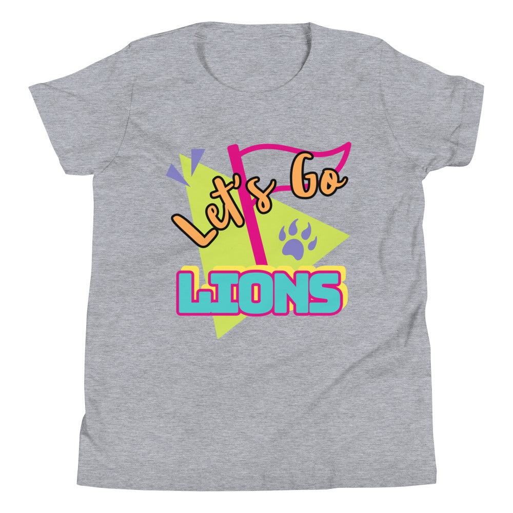 Lions Youth Short Sleeve T-Shirt (Neon)