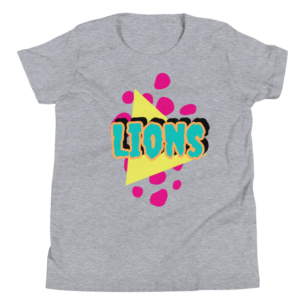 Lions Youth Short Sleeve T-Shirt (Neon)