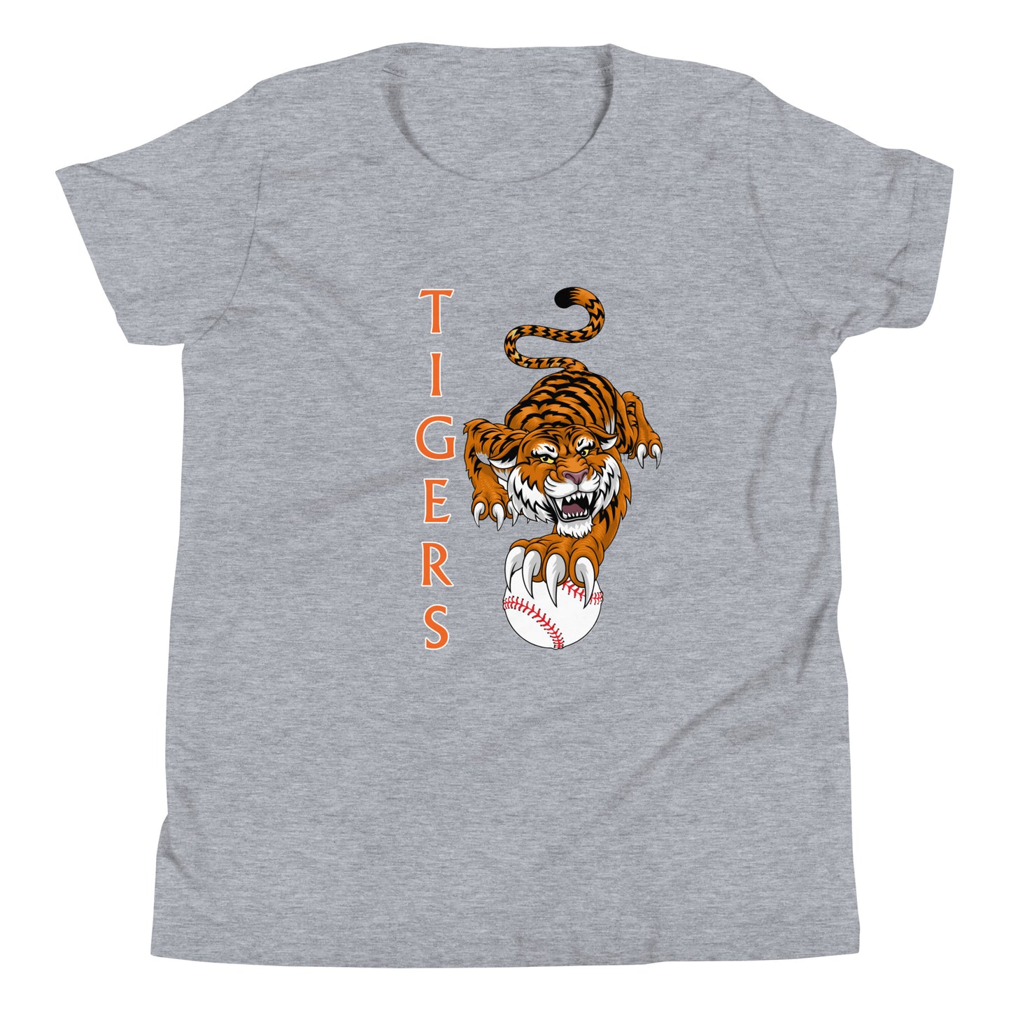 Tigers Baseball Youth Short Sleeve T-Shirt