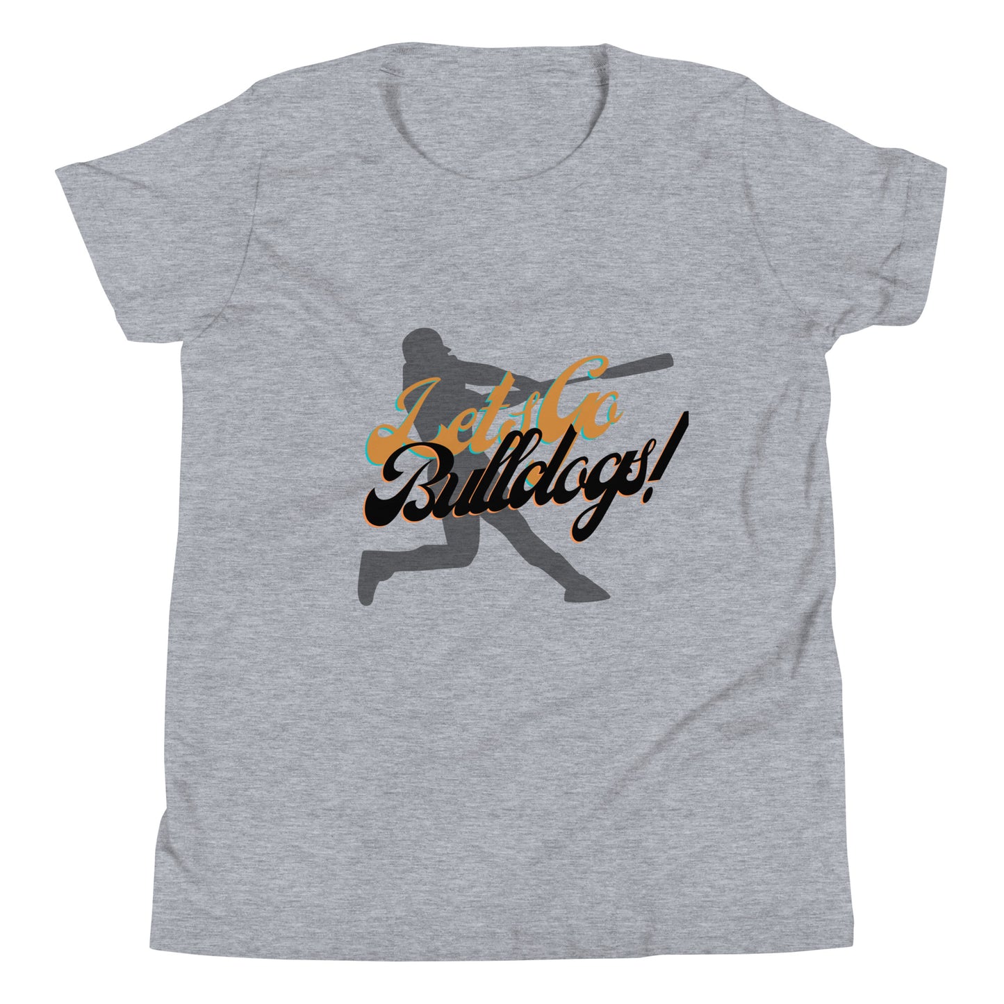 Bulldogs Youth Short Sleeve T-Shirt (Lets Go Baseball)