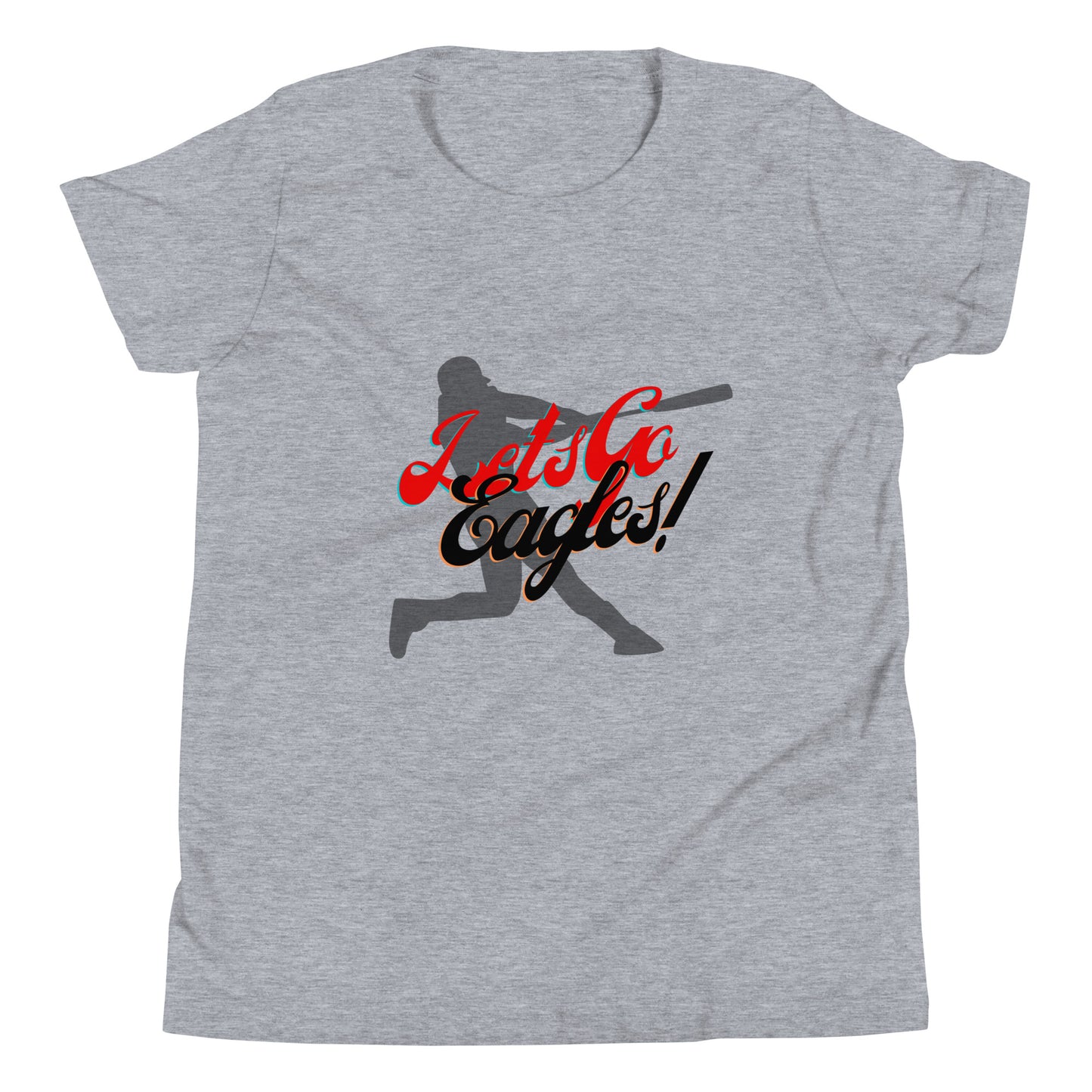 Eagles Youth Short Sleeve T-Shirt (Lets Go Baseball)