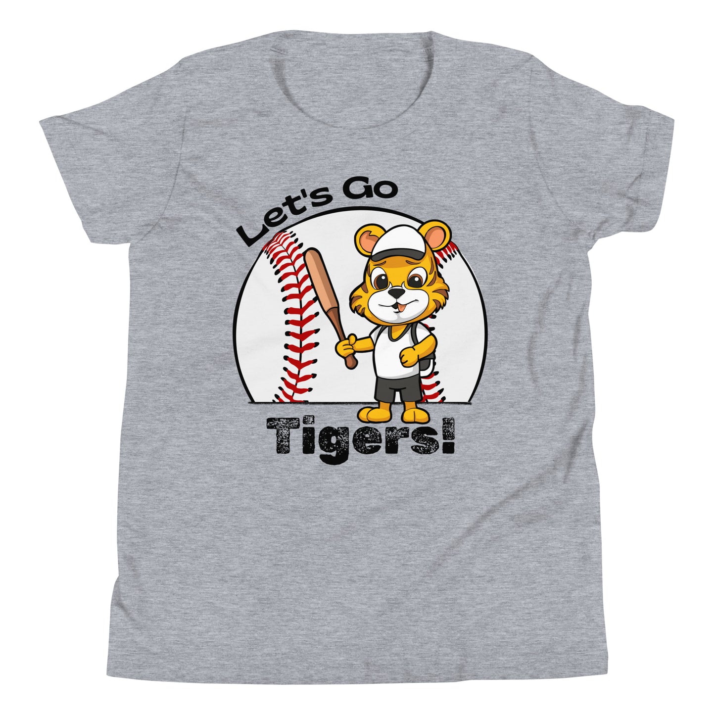 Tigers Baseball Youth Short Sleeve T-Shirt