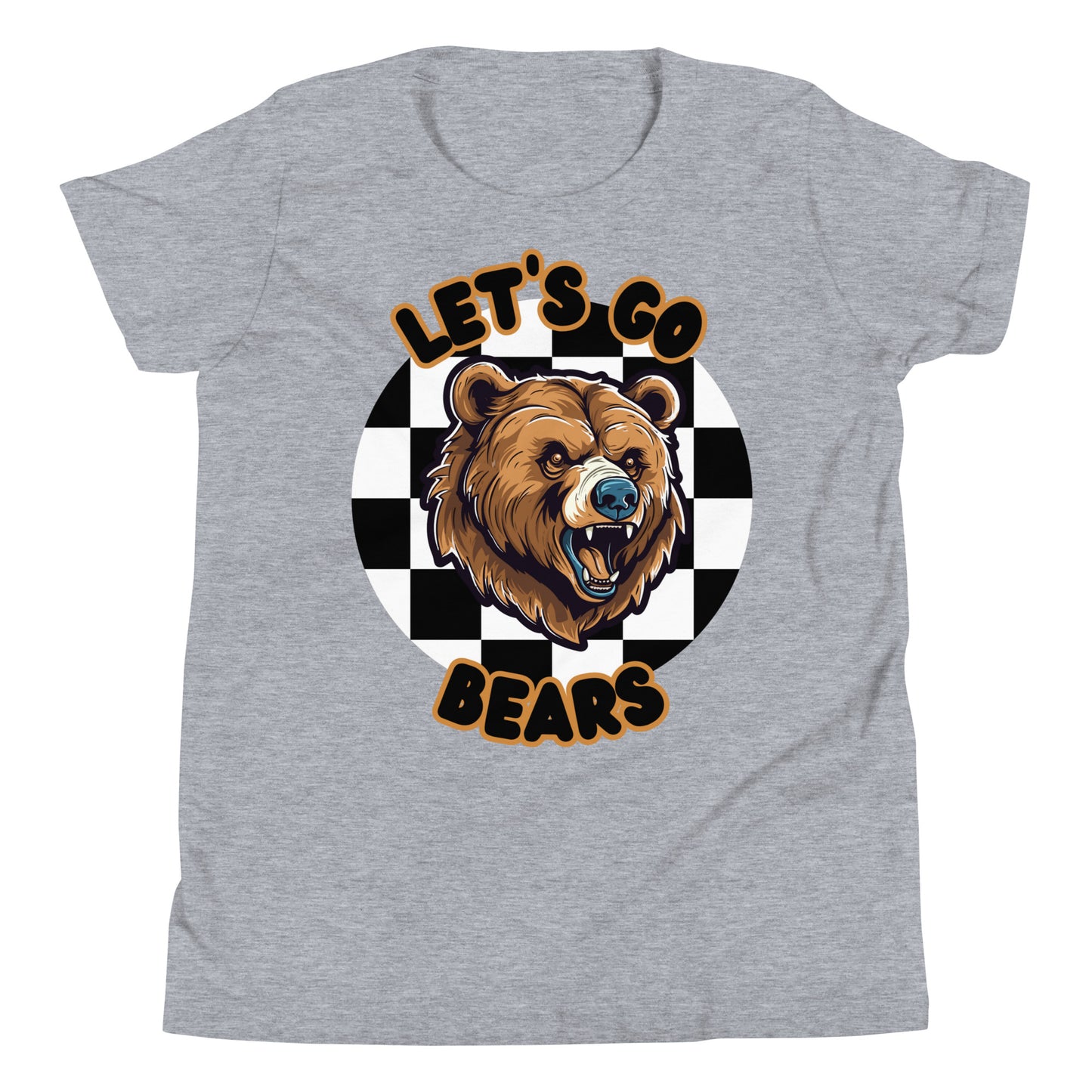 Bears Youth Short Sleeve T-Shirt (checkered)