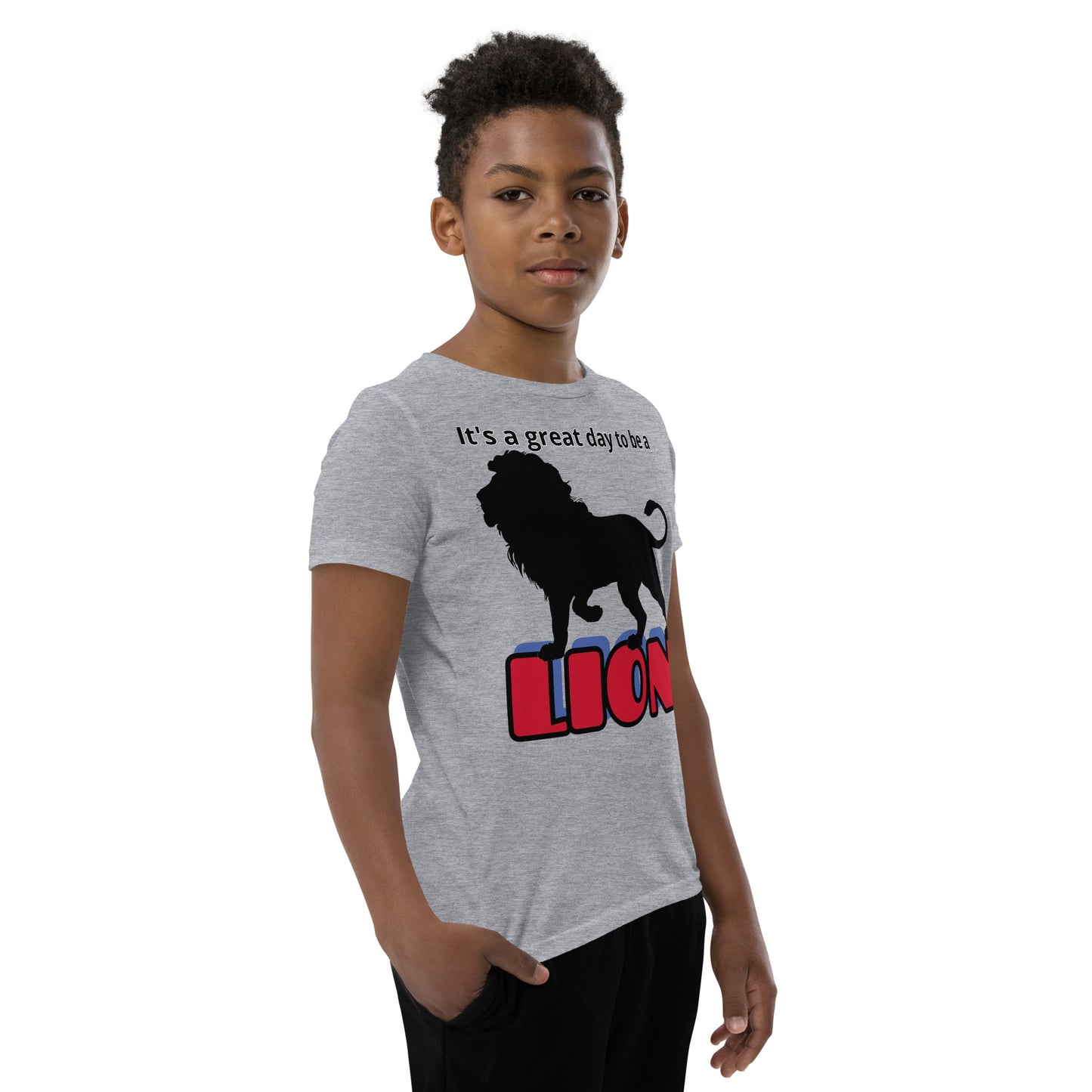 Lions Youth Short Sleeve T-Shirt (Great Day) Bella Canvas