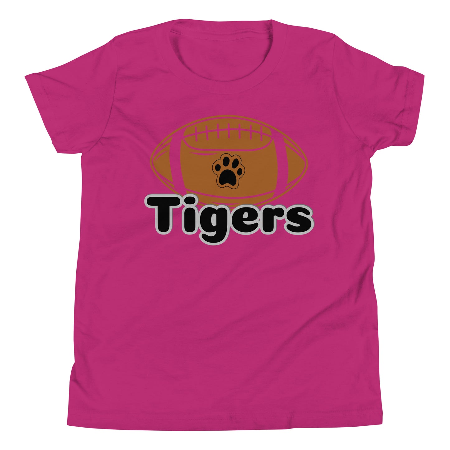 Tigers Football Youth Short Sleeve T-Shirt