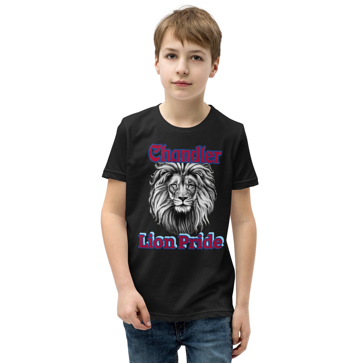 Lions Youth Short Sleeve T-Shirt (Majestic Lion) Bella Canvas