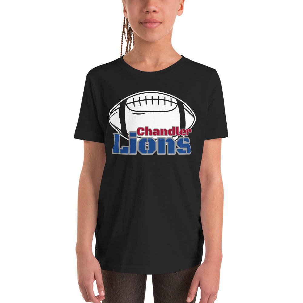 Lions Youth Short Sleeve T-Shirt (Football) Bella Canvas