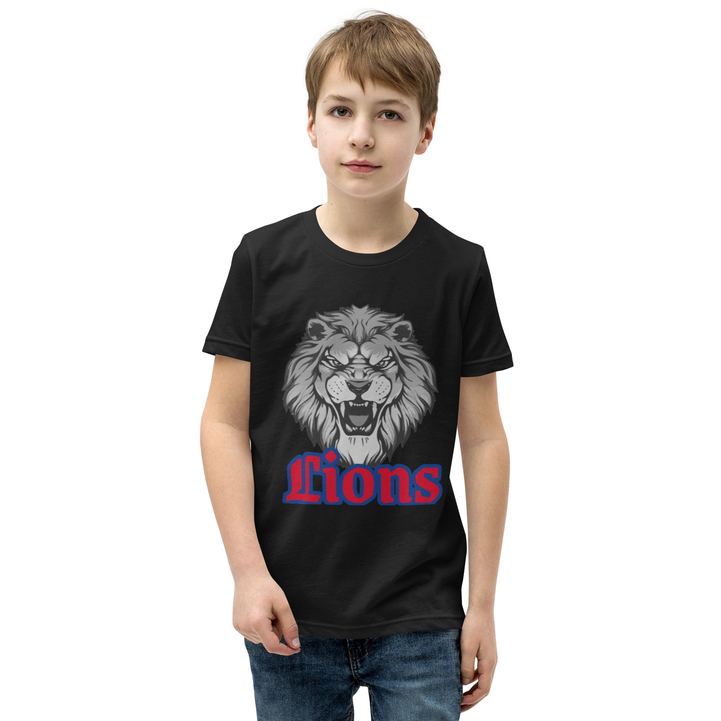 Lions Youth Short Sleeve T-Shirt Bella Canvas