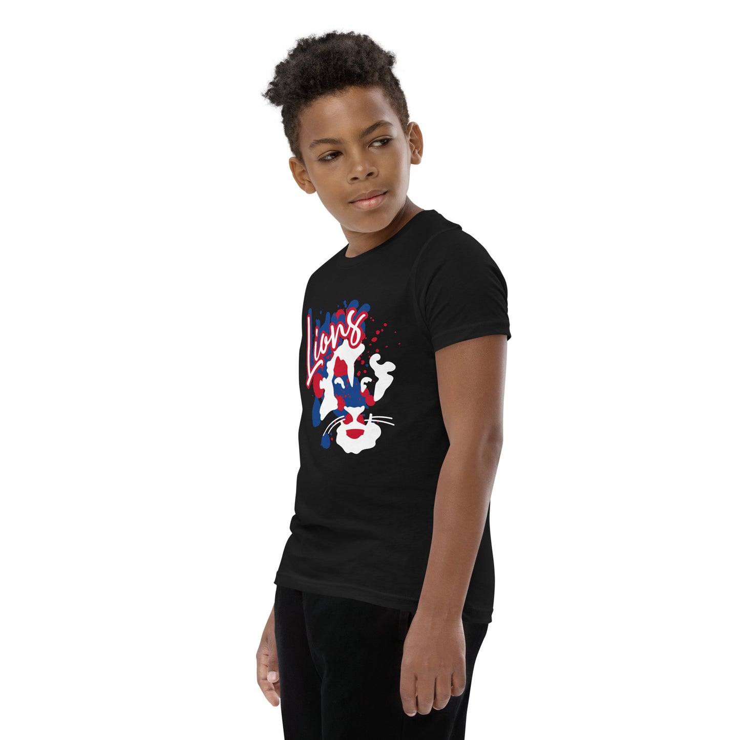 Lions Youth Short Sleeve T-Shirt (Splatter)