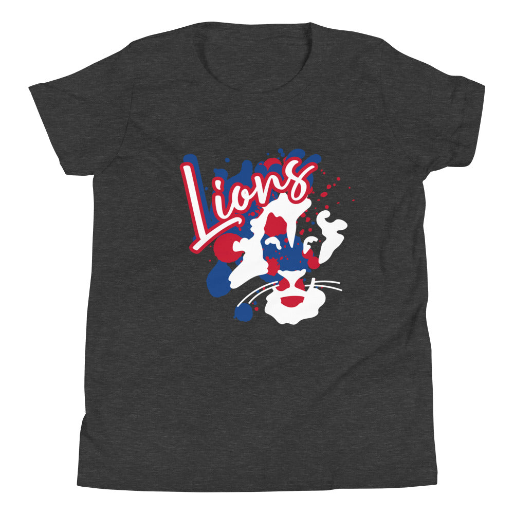 Lions Youth Short Sleeve T-Shirt (Splatter)