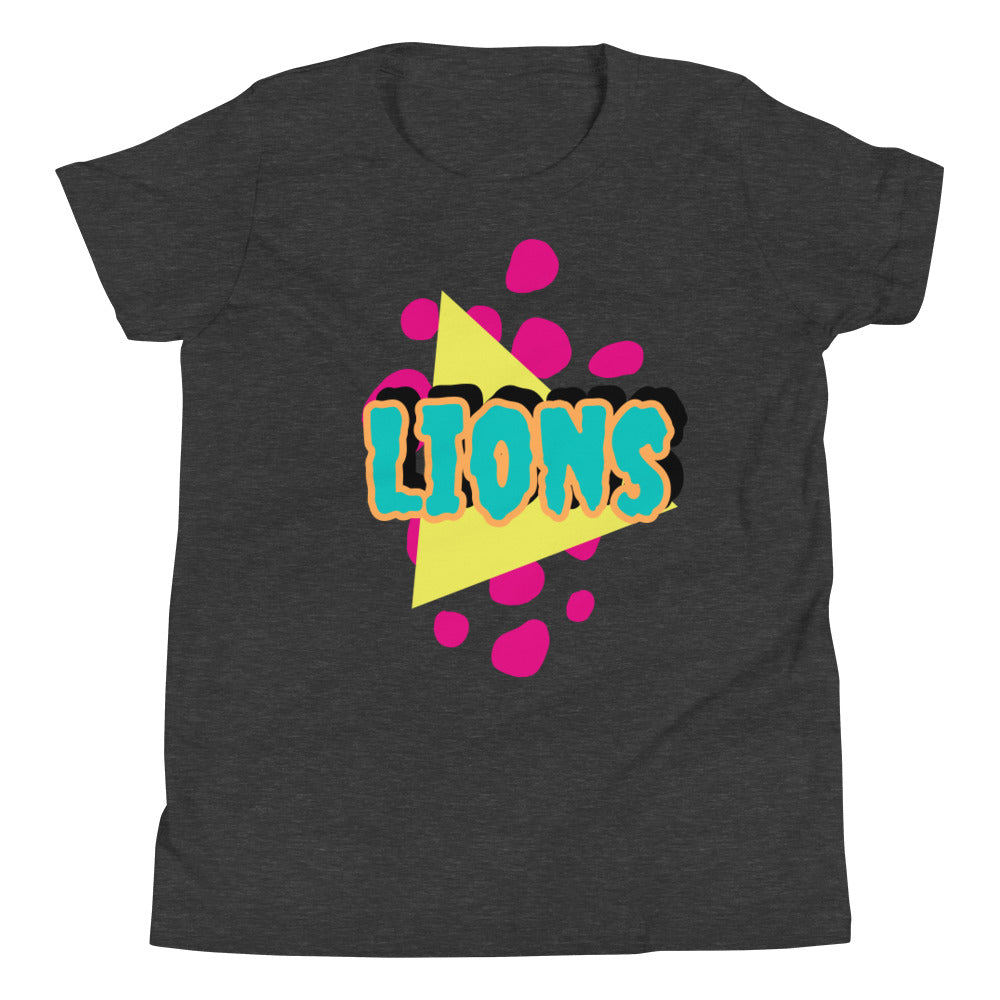 Lions Youth Short Sleeve T-Shirt (Neon)