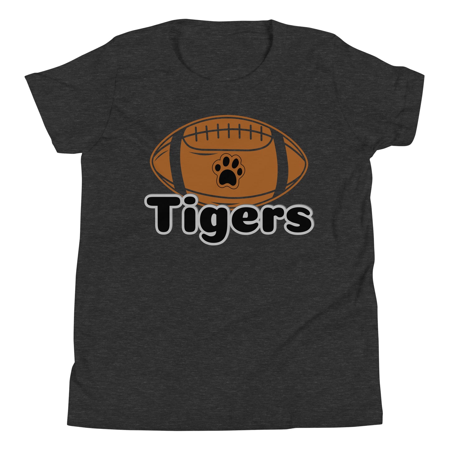 Tigers Football Youth Short Sleeve T-Shirt