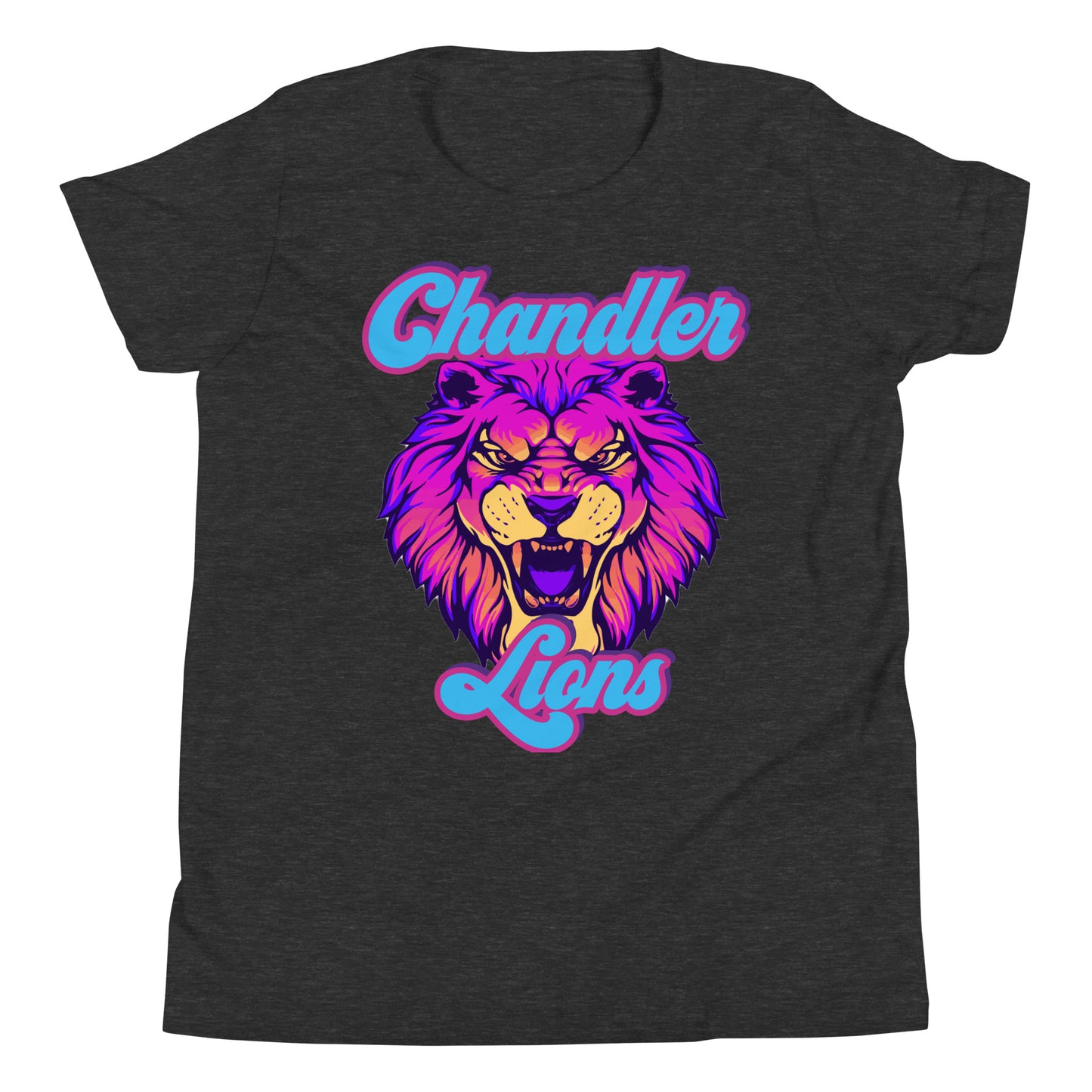 Chandler Lions Youth Short Sleeve T-Shirt (Neon Retro)