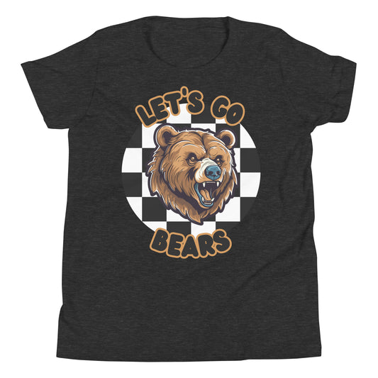 Bears Youth Short Sleeve T-Shirt (checkered)