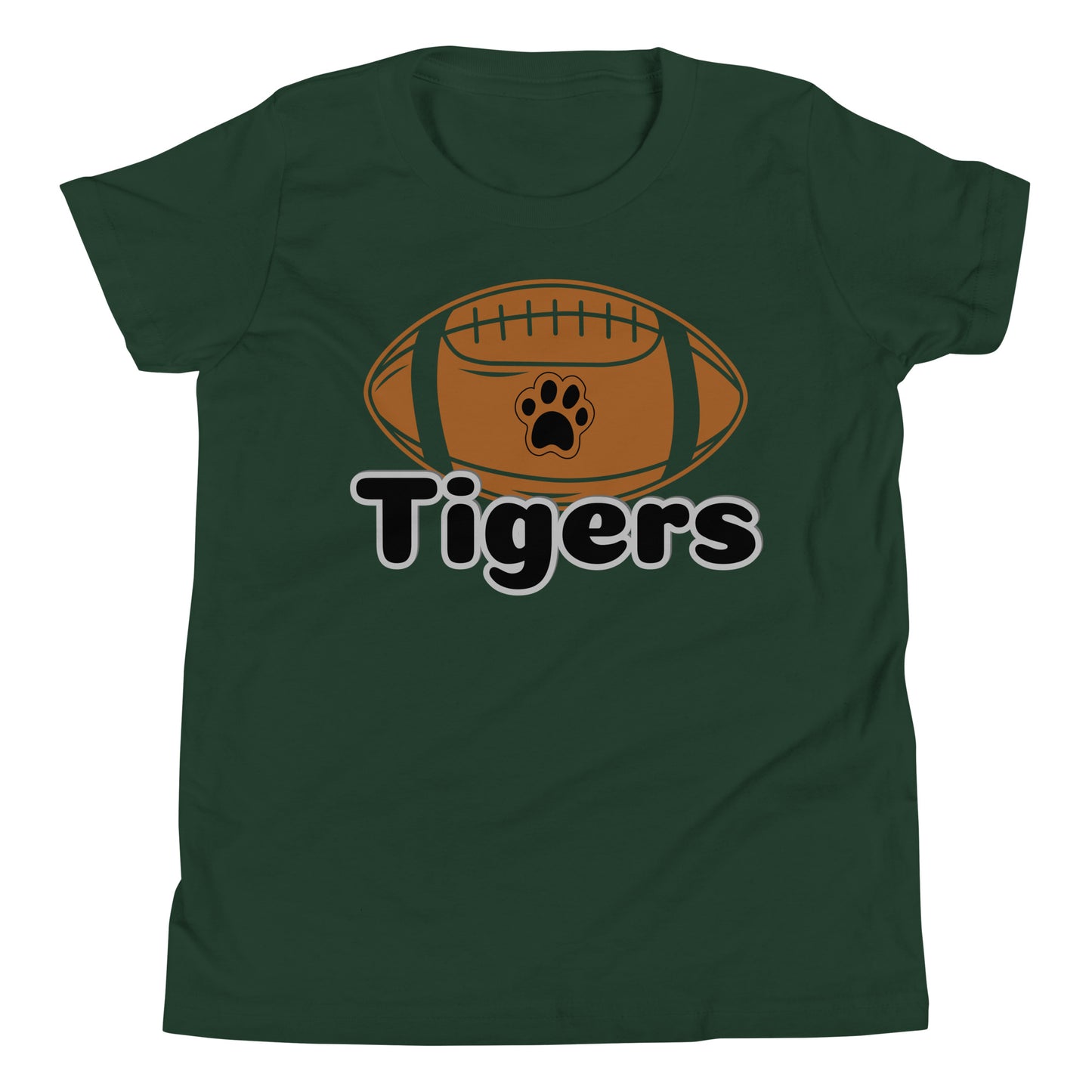 Tigers Football Youth Short Sleeve T-Shirt