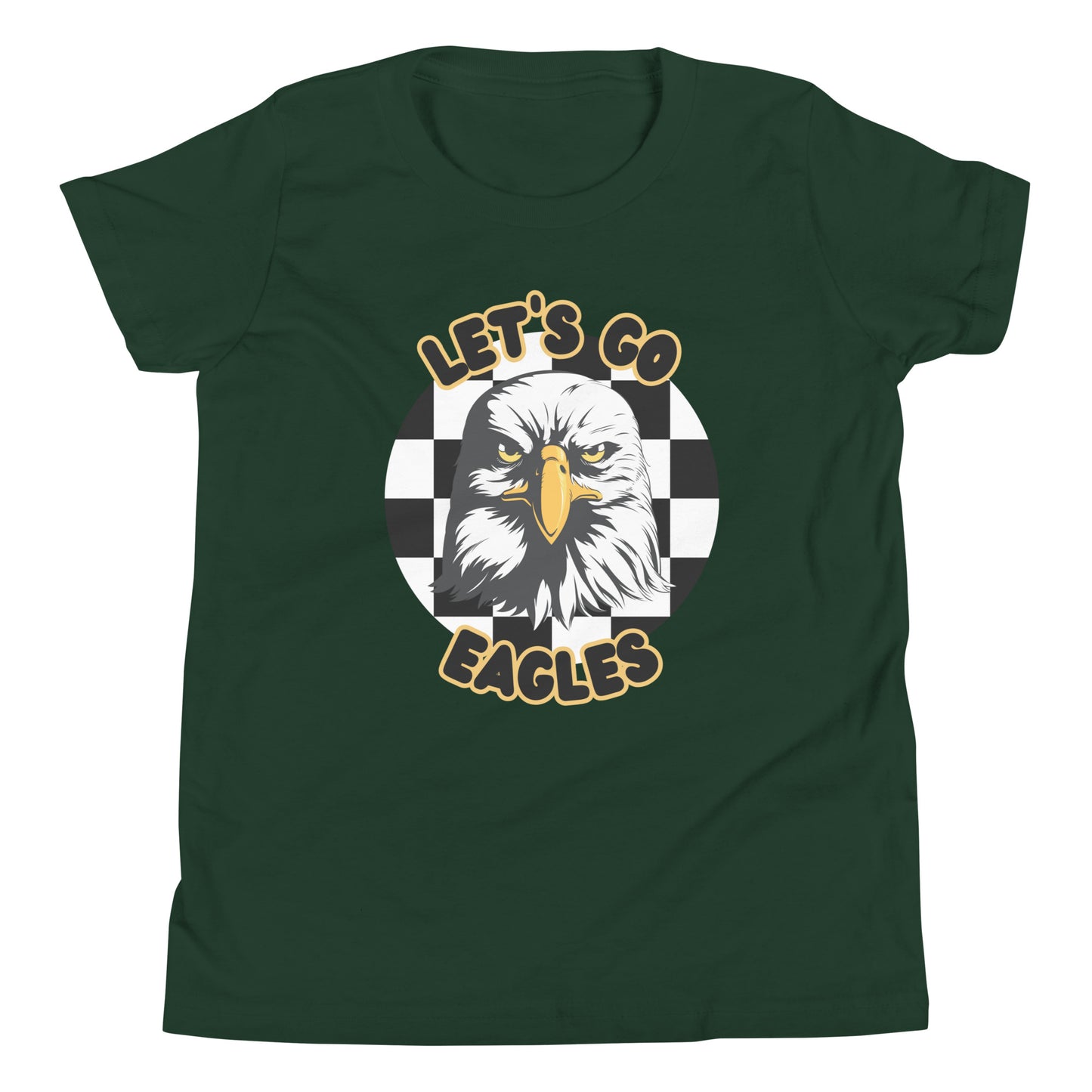 Eagles Youth Short Sleeve T-Shirt (checkered)