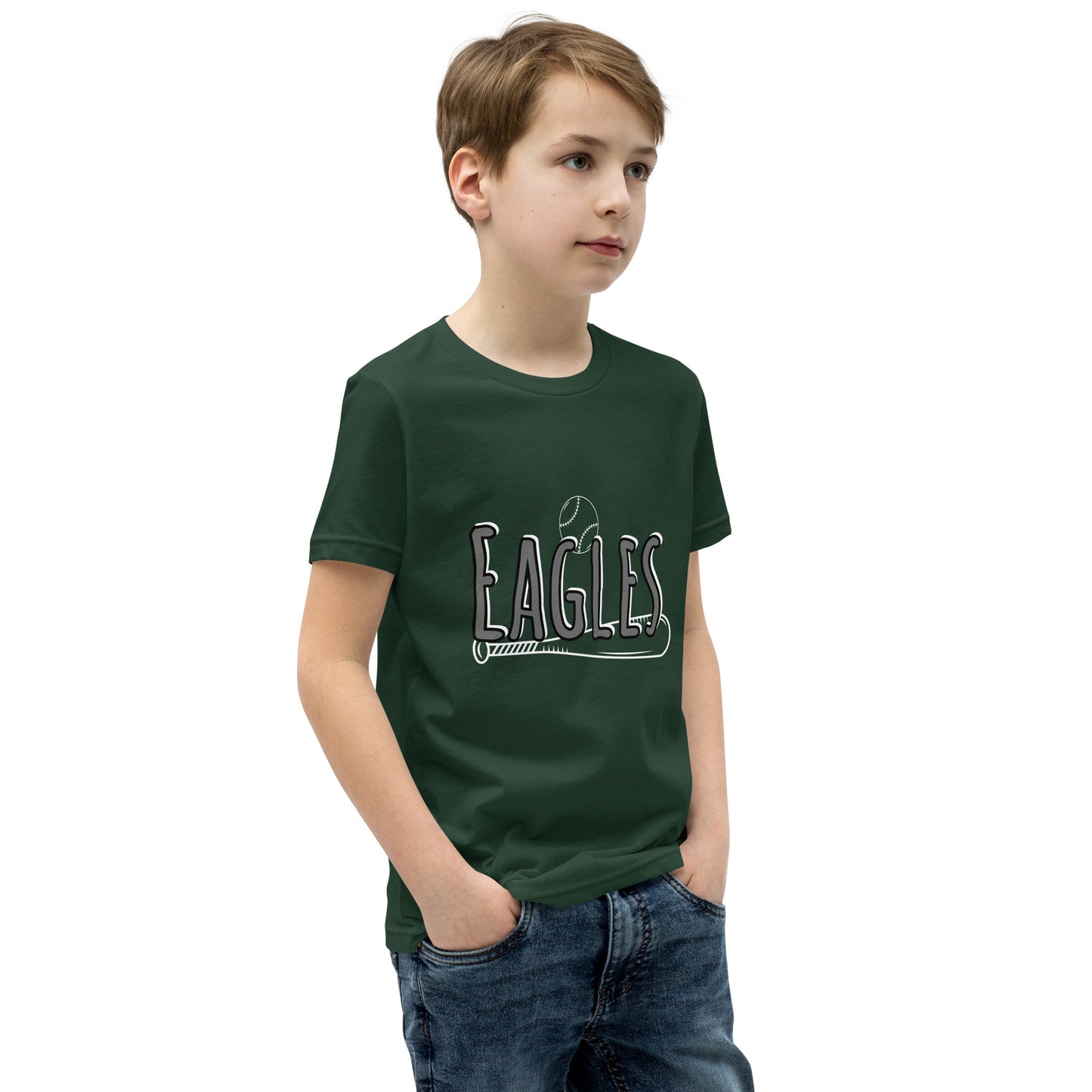 Eagles Baseball Youth Short Sleeve T-Shirt