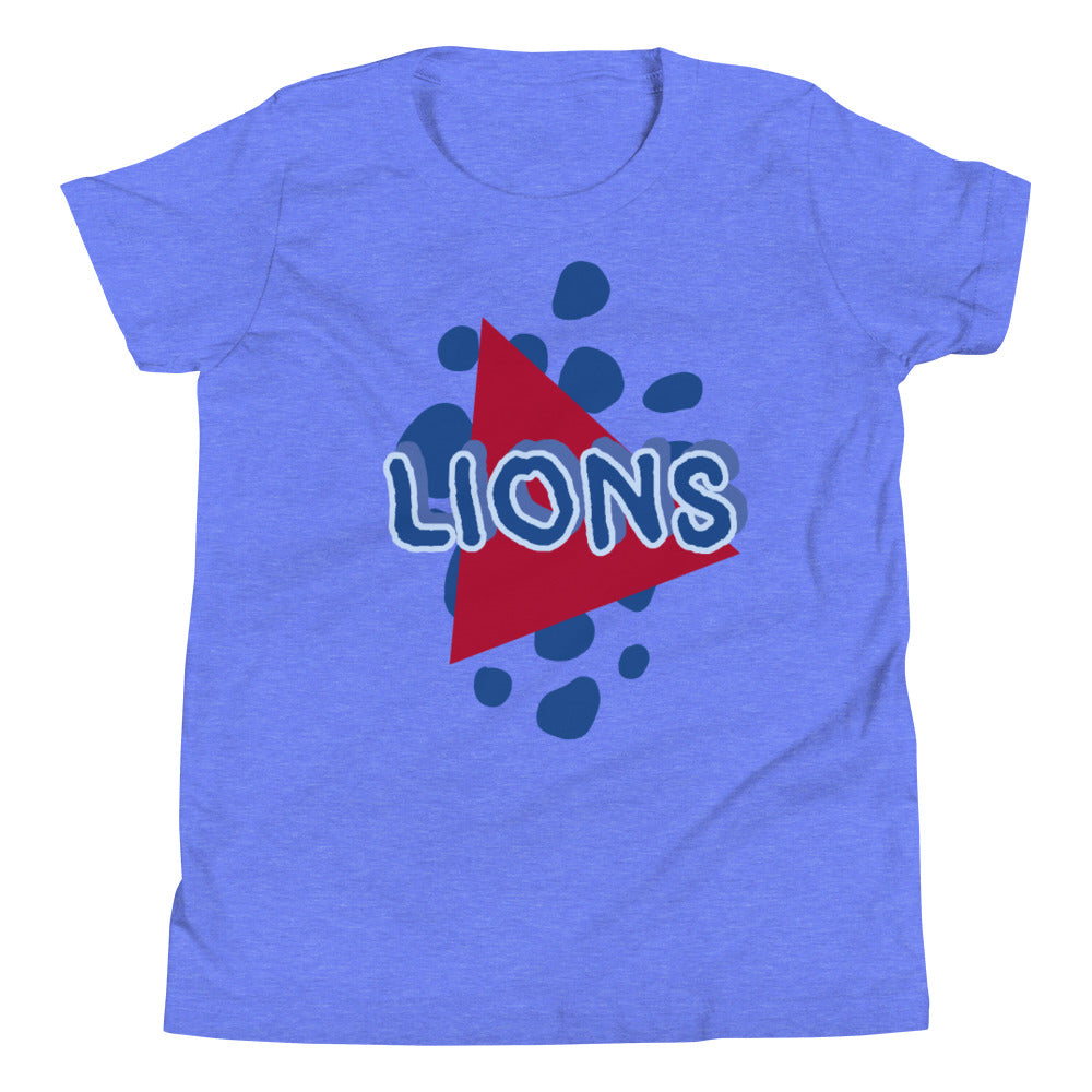 Lions Youth Short Sleeve T-Shirt (Triangle) Bella Canvas