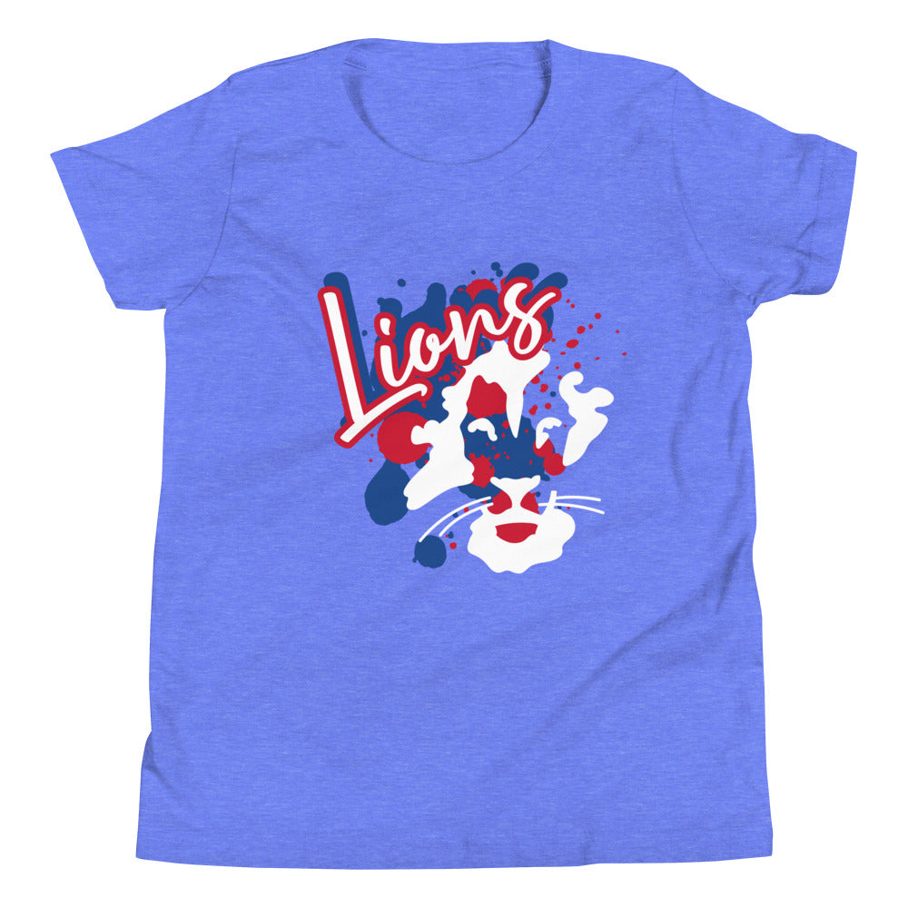 Lions Youth Short Sleeve T-Shirt (Splatter)