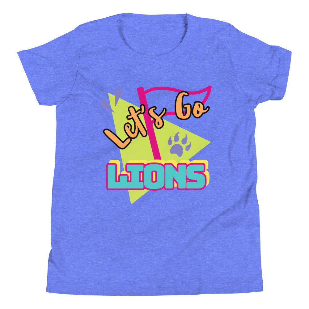 Lions Youth Short Sleeve T-Shirt (Neon)