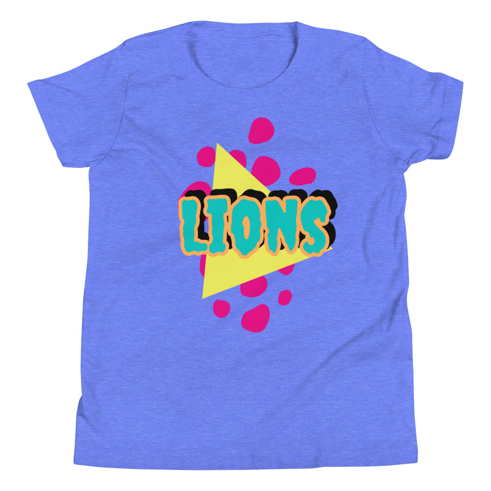 Lions Youth Short Sleeve T-Shirt (Neon)