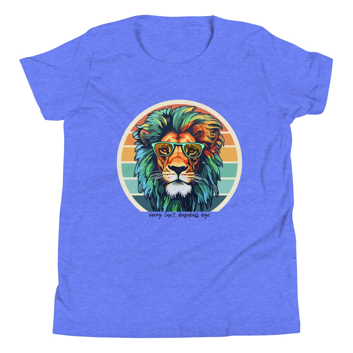 Lions Youth Short Sleeve T-Shirt (Sorry Can't Baseball Bye)