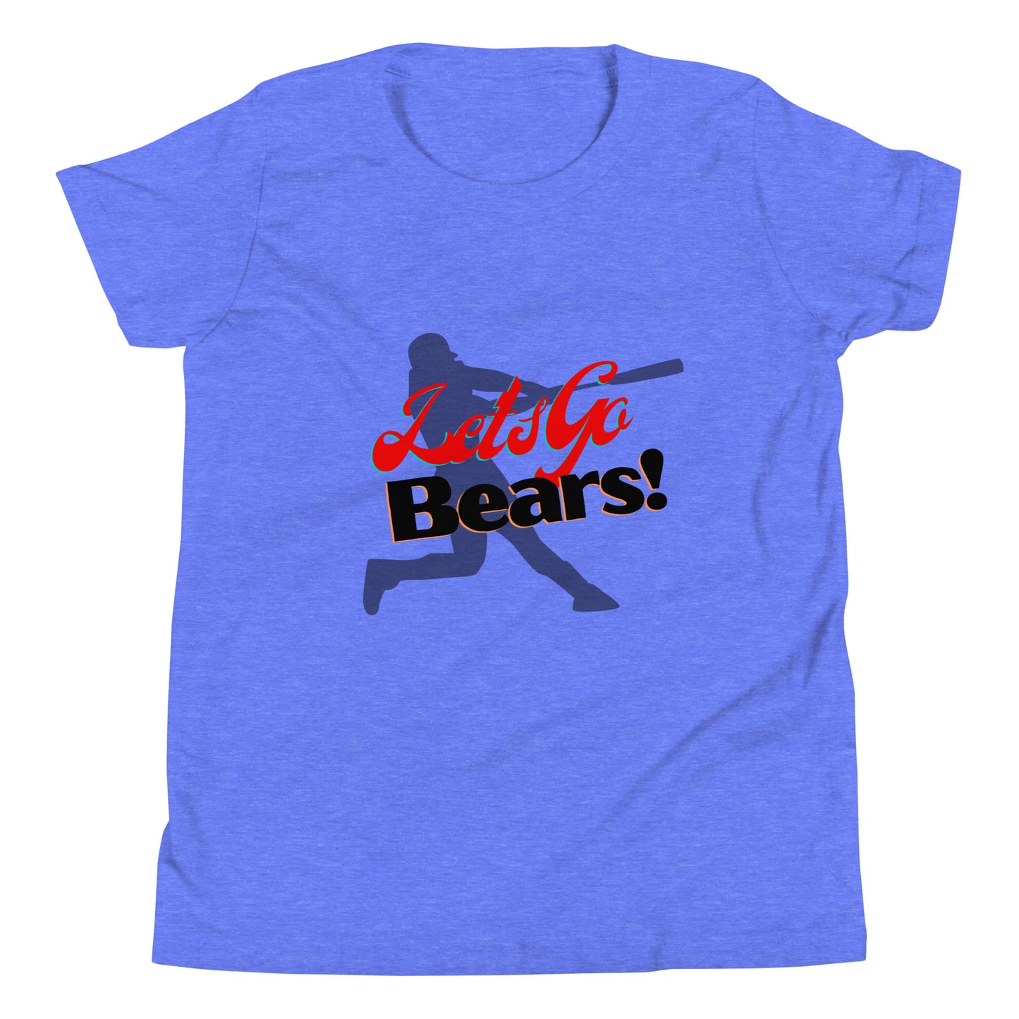 Bears Youth Short Sleeve T-Shirt (Lets Go Baseball)