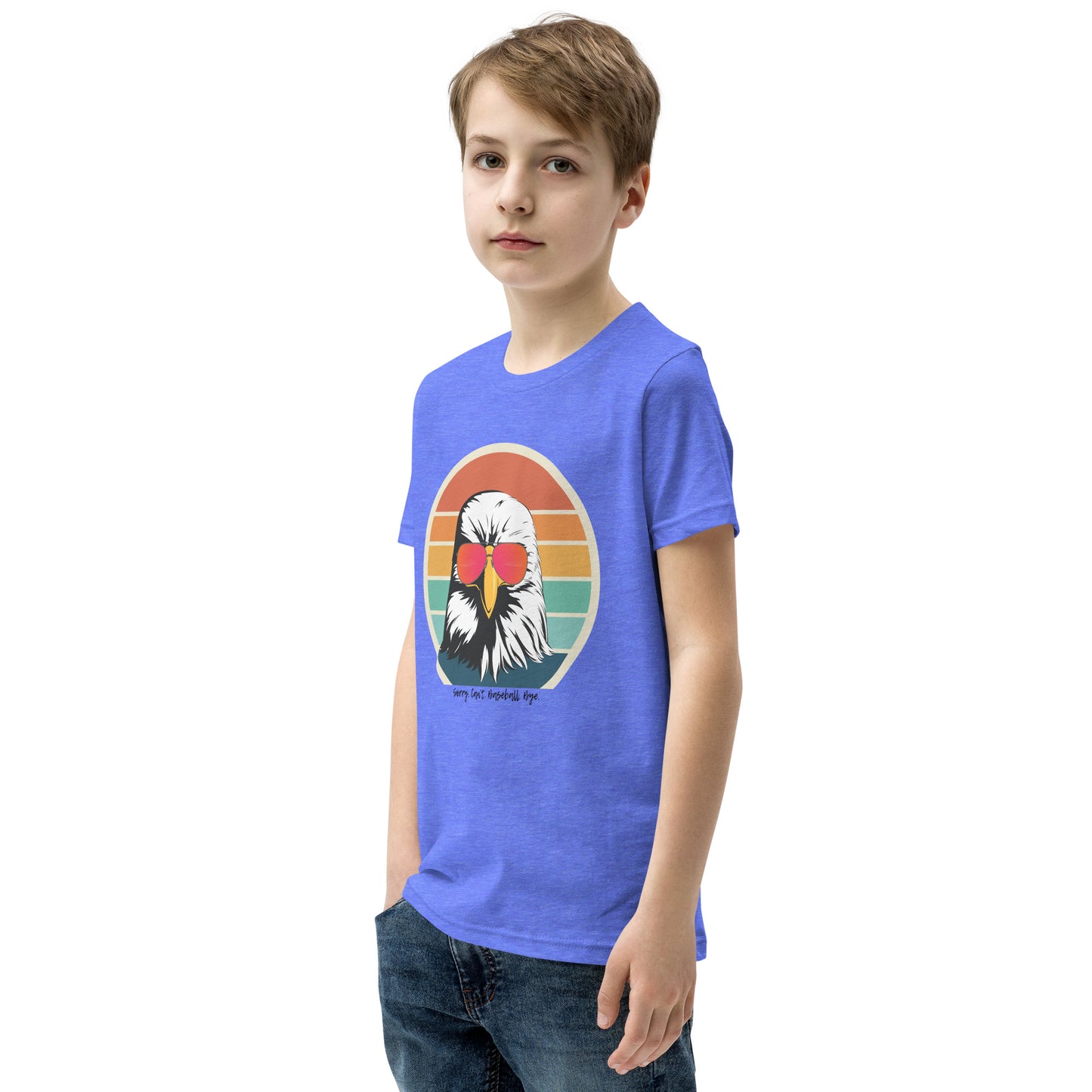 Eagles Youth Short Sleeve T-Shirt (Sorry Can't Baseball Bye)