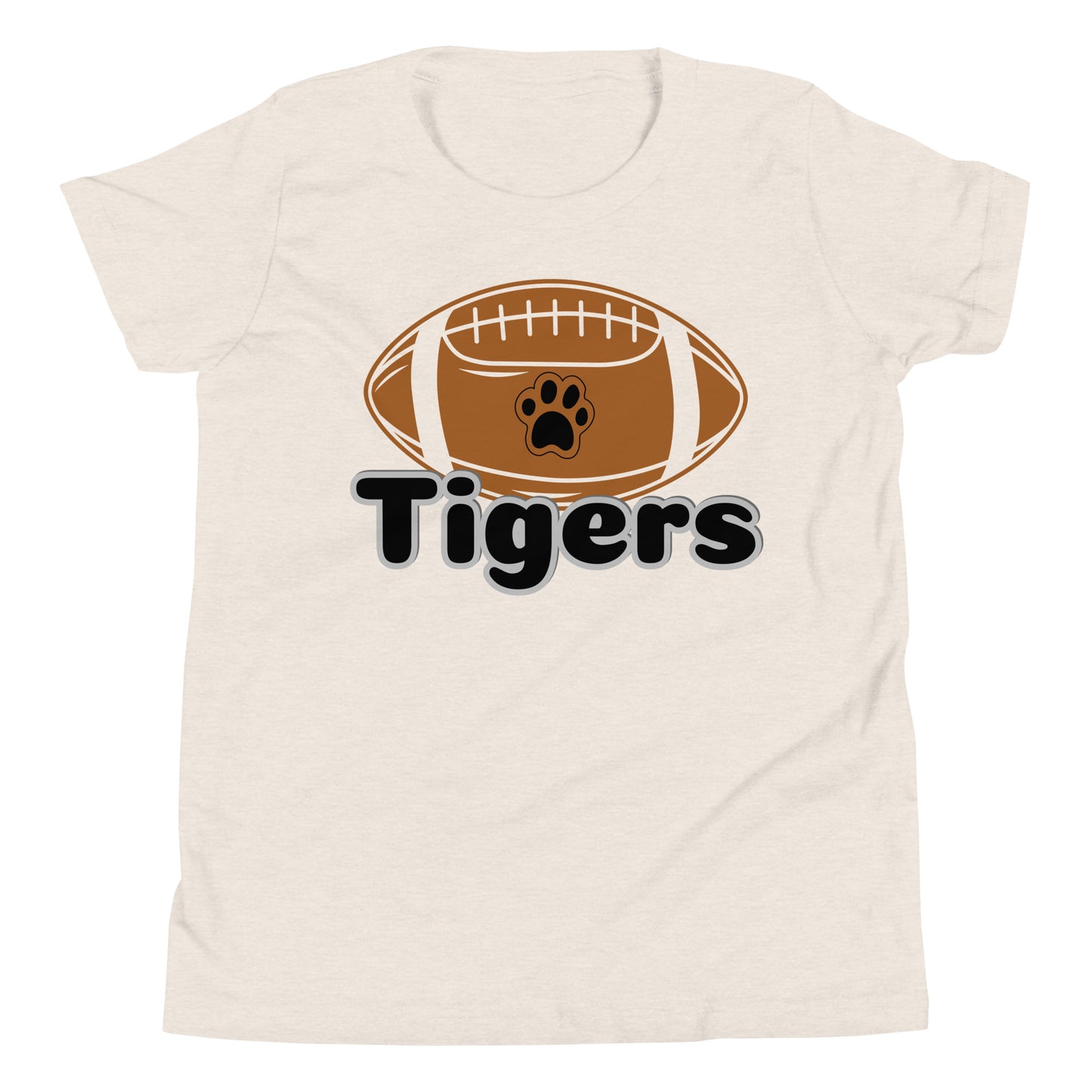 Tigers Football Youth Short Sleeve T-Shirt