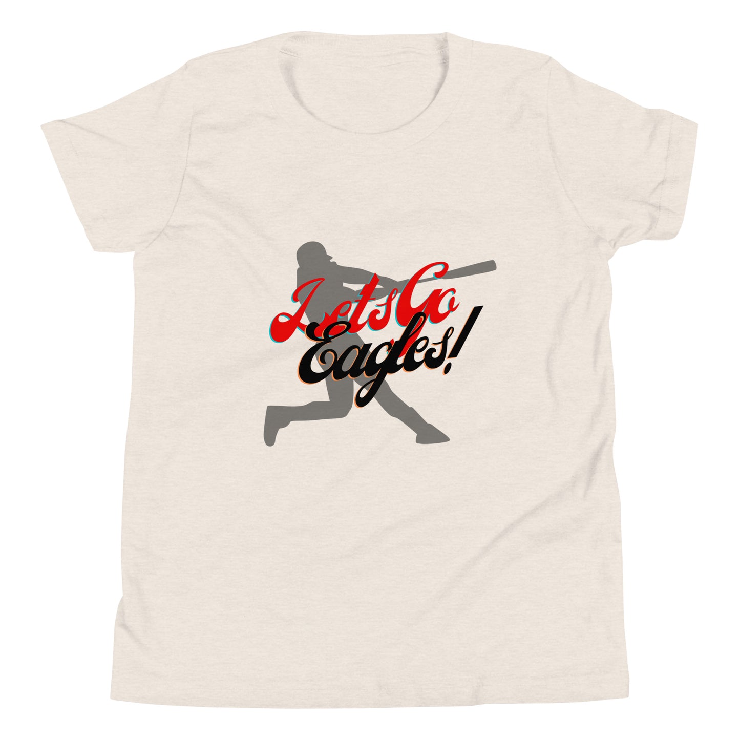 Eagles Youth Short Sleeve T-Shirt (Lets Go Baseball)