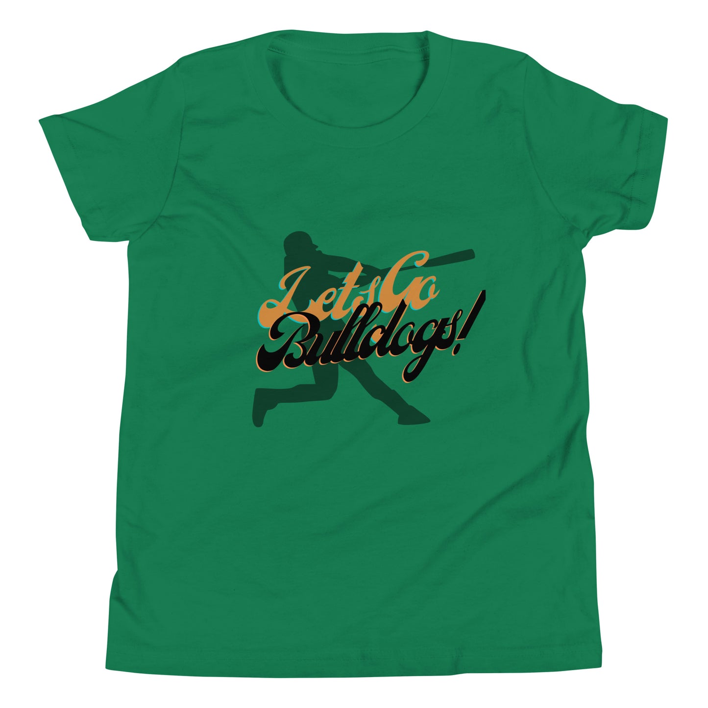 Bulldogs Youth Short Sleeve T-Shirt (Lets Go Baseball)