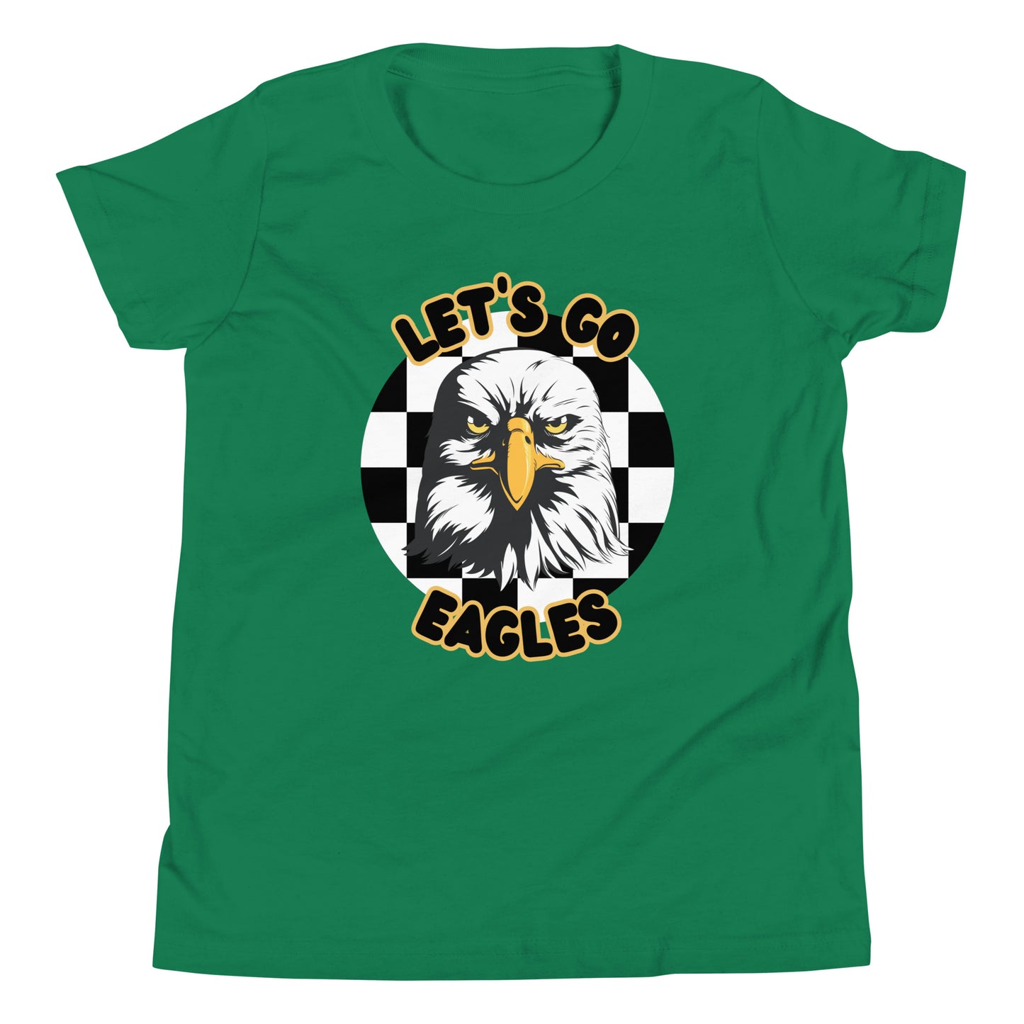 Eagles Youth Short Sleeve T-Shirt (checkered)