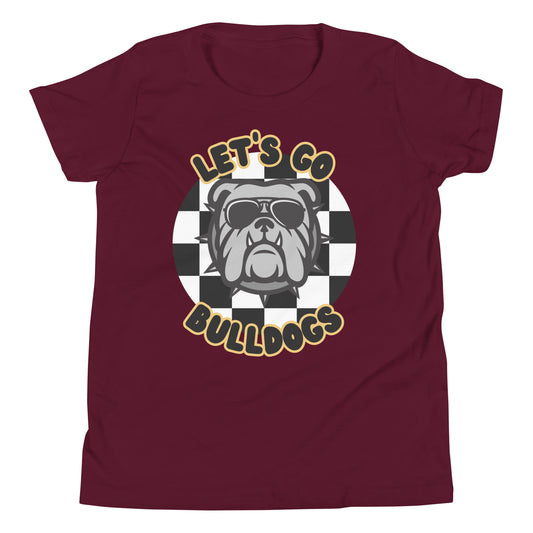 Bulldogs Youth Short Sleeve T-Shirt (Checkered)