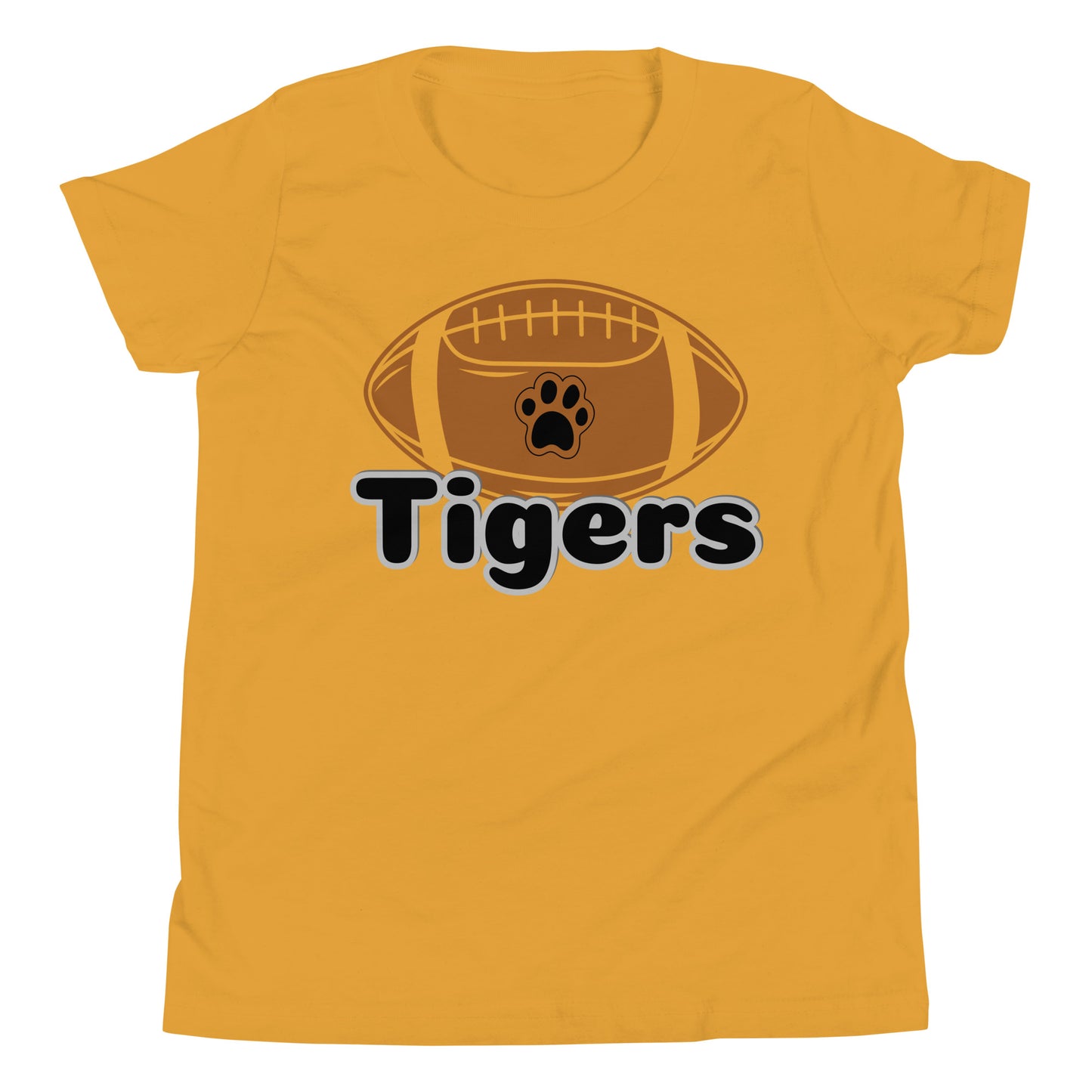 Tigers Football Youth Short Sleeve T-Shirt