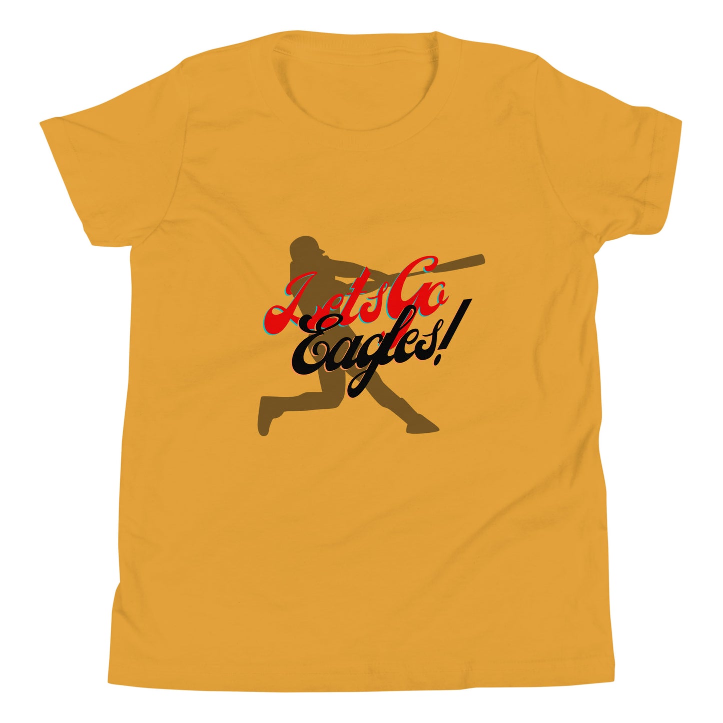 Eagles Youth Short Sleeve T-Shirt (Lets Go Baseball)