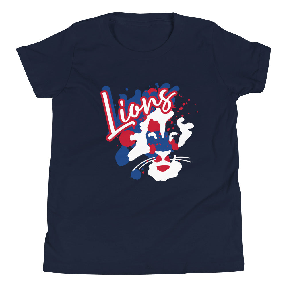 Lions Youth Short Sleeve T-Shirt (Splatter)