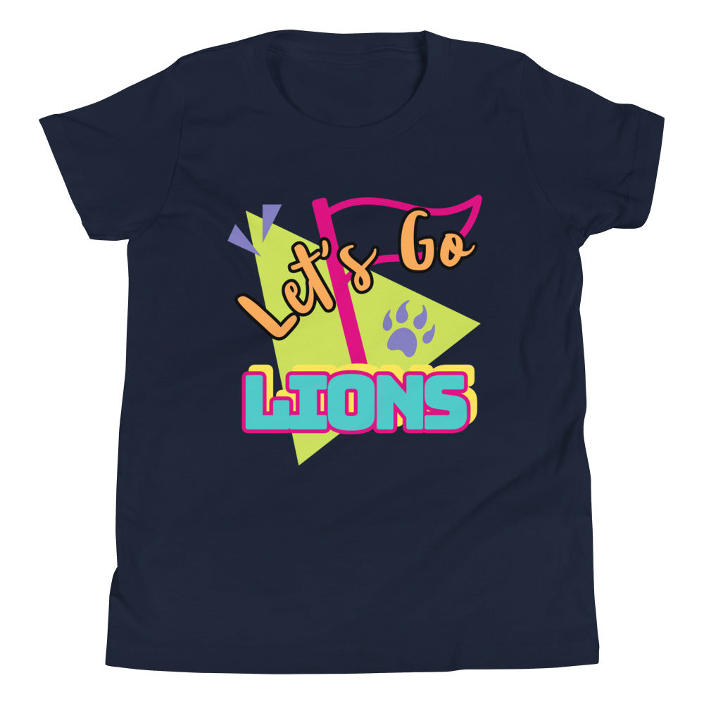 Lions Youth Short Sleeve T-Shirt (Neon)