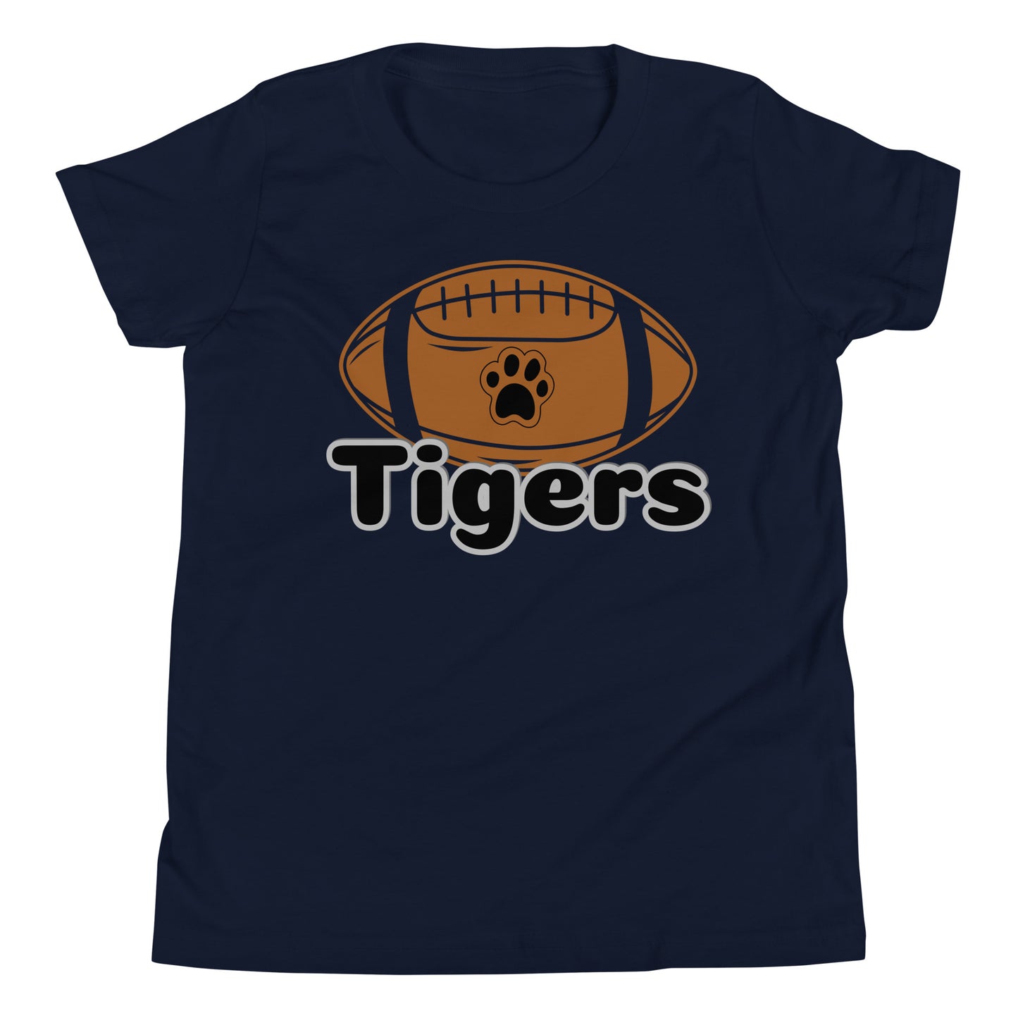 Tigers Football Youth Short Sleeve T-Shirt