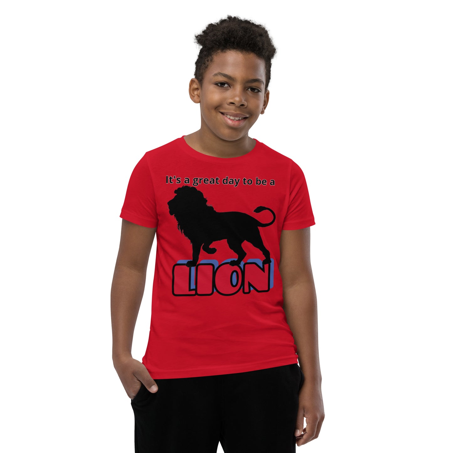 Lions Youth Short Sleeve T-Shirt (Great Day) Bella Canvas