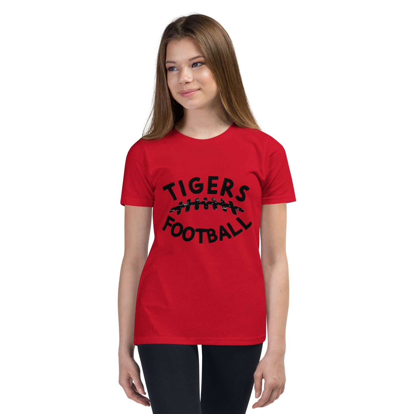 Tigers Football Youth Short Sleeve T-Shirt