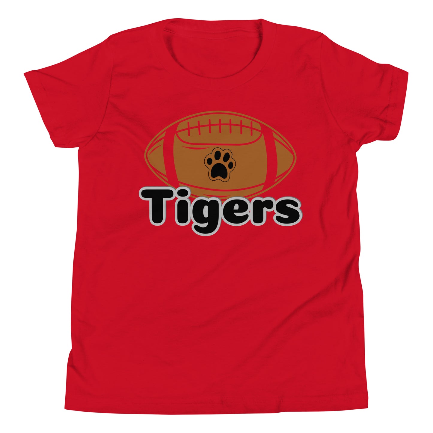 Tigers Football Youth Short Sleeve T-Shirt